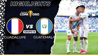 HIGHLIGHTS  Guadalupe vs Guatemala  Copa Oro 2023  TUDN [upl. by Arocet]