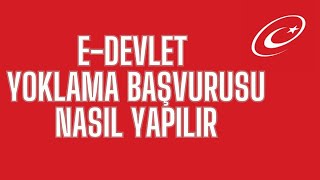 E Devlet Askerlik Yoklama Başvurusu Nasıl Yapılır [upl. by Anatniuq]