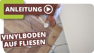 Vinylboden auf Fliesen verlegen  planeo Sly ENG SUB [upl. by Htebarual]