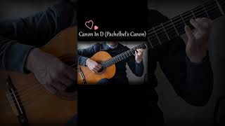 Canon In D Pachelbels Canon  Fingerstyle Guitar shorts [upl. by Ibson908]