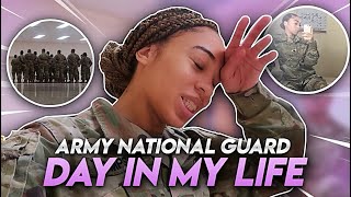 A NORMAL DAY IN MY LIFE IN THE ARMY NATIONAL GUARD [upl. by Eilsek]