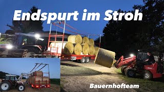 Letztes Stroh vom Weizen amp Hafer  Steyr Traktoren  Bauernhofteam [upl. by Yentirb177]