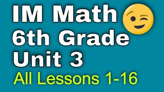 😉 6th Grade Unit 1 All Lessons 118  Area and Surface Area  Illustrative Mathematics [upl. by Buonomo502]