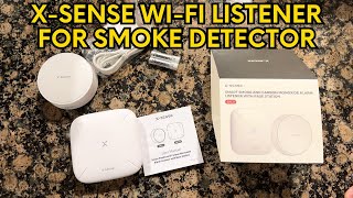 Review XSense WiFi Listener for Smoke amp Carbon Monoxide Detectors Model SAL11 [upl. by Eniamart]