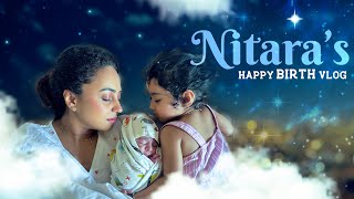 Nitaras Arrival  Pearle Maaney  Srinish Aravind  Nila Srinish [upl. by Onaicul]