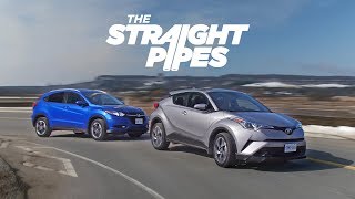 2018 Toyota CHR vs Honda HRV  Crossover Battle of the Millenium [upl. by Anhpad]