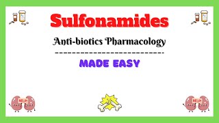 Antibiotics pharmacology sulfonamides pharmacology antibiotics clinical pharmacology antibiotics [upl. by Wolford]