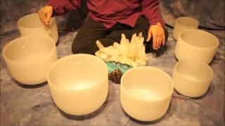 Note CRoot Chakra Crystal Bowl Meditation10 min [upl. by Cissej967]