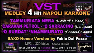 281 Medley 4 Napoli Dance KARAOKE VST EthnoHouse Version DEMO da 9 minuti per baritoni [upl. by Ettenauq]