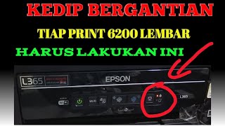 L365 Epson printer red light blinking ink pad reset very easy [upl. by Darlene]