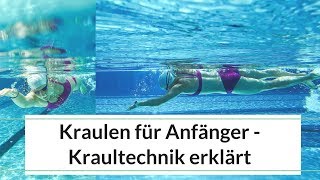 Kraulen für Anfänger  Schwimmtraining  Kraultechnik lernen [upl. by Couq]