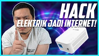 Hack Litar Elektrik Rumah Jadi Wayar InternetSpeed Dari 10mbps Naik 100mbps Review Tenda PH3 [upl. by Marcie]