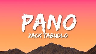 Zack Tabudlo  Pano Lyrics quotpano naman akoquot [upl. by Tuddor]