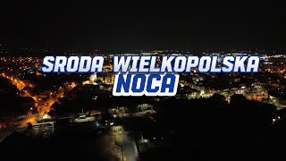 Środa Wielkopolska Nocą okiem drona  Pluto Tv [upl. by Hanonew]