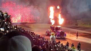 Jet Truck Bob Motz Catches Wall on Fire at Summit Motorsports Park 2019 INSANE [upl. by Aihsot]