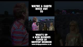 Wayne and Garth from Waynes World rock out to Whats Up by 4 Non Blondes live [upl. by Atwahs547]