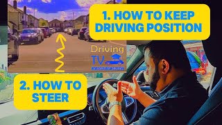 HOW TO KEEP NORMAL DRIVING POSITION and HOW TO STEER GOING ROUND  Centered Driving Position [upl. by Erastes918]