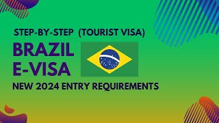 StepbyStep Guide to Brazil E Visa Application US Canada Australia [upl. by Hakkeber690]