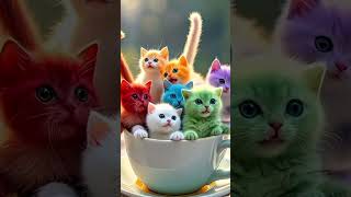 Cute cats in a cup [upl. by Casimir]