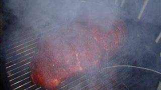 How to make pulled pork in a Weber Smokey Mountain Cooker WSM Charcoal Smoker [upl. by Enidlarej902]