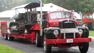 1958 Mack B61 Truck Tractor with Lowboy  Auction  10122011 [upl. by Bruner850]