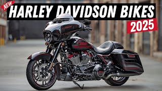 7 New Harley Davidson Motorcycles For 2025 [upl. by Sucramat]