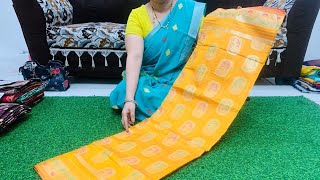 🙏🏻7036190644🙏🏻 new collection komal pattu weaving sarees in chirala kuppadam pattu sarees [upl. by Dnalro]