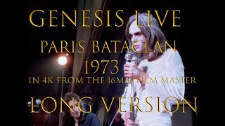 Genesis live Paris Bataclan 1973 long version 16mm master in 4k [upl. by Elynad]