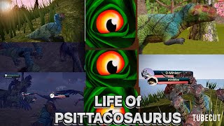 LIFE OF PSITTACOSAURUS  NEW UPDATE THE CURSED ISLE [upl. by Fredericka183]