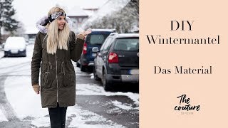 Wintermantel selber nähen Tipps zum Material the couture [upl. by Dorsman]