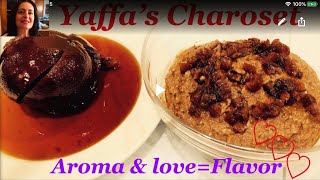 Chef Yaffas charoset fruits wine amp spices [upl. by Tamera]