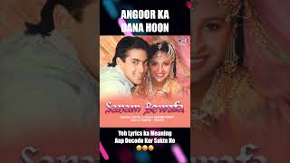 Angoor Ka Dana Hu  Bollywood Double Meaning At Its Best  Legendary 90s [upl. by Yasnyl]