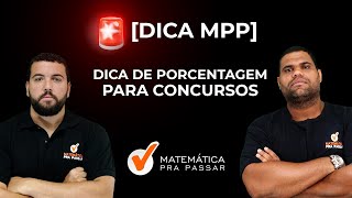 Dica de PORCENTAGEM para Concursos [upl. by Freddi]