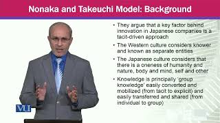 Nonaka and Takeuchi Model Background  Knowledge Management  MGTE630Topic029 [upl. by Seel]