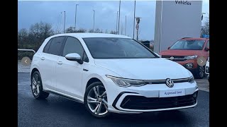 Approved Used Volkswagen Golf 8 RLine 15 TSI 130PS  Oldham Volkswagen [upl. by Bissell]