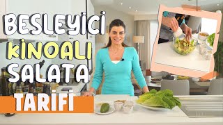 Besleyici ve Sağlıklı Kinoalı Salata  Sağlıklı Tarifler 3 [upl. by Nivac]