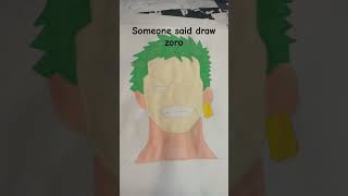 Drawing Zoro [upl. by Ciryl]