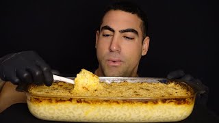 MAC AND CHEESE MUKBANG  ASMR [upl. by Eenimod302]