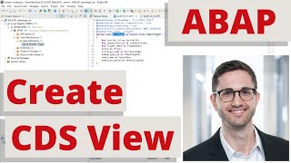 ABAP CDS View  Create your first CDS View in Eclipse [upl. by Allbee644]