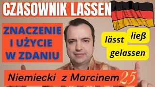 CZASOWNIK LASSEN  Co oznacza i jak go stosować w zdaniu I Niemiecki online z Marcinemodc25 [upl. by Nonnahsal]