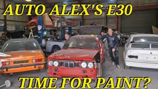 RUST REPAIRS FINALLY DONE Ice Blasted amp Undercoated Auto Alexs BMW E30 Restoration [upl. by Ahsaenat]