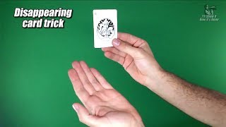 VANISH CARD  Amazing Card TRICK  Creative Minds [upl. by Muhan553]