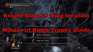 Dark Souls III  Knight Slayer Ring location Master of Rings Trophy [upl. by Acissey]