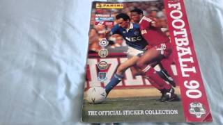 Panini Football 90 Complete Sticker Album [upl. by Natalie]