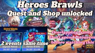 Hero Wars Heroes Brawl Quest and Shop unlocked Double event Winter Skins [upl. by Reel461]