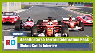 Assetto Corsa Ferrari 70ᵗʰ Anniversary Celebration Pack  Interview with Stefano Casillo [upl. by Terhune]