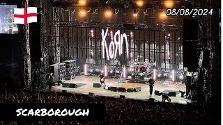 ☆ KORN ☆ LOATHE ☆ WARGASM UK  SCARBOROUGH OPEN AIR THEATRE CONCERT  08 AUGUST 2024 [upl. by Etnovert]