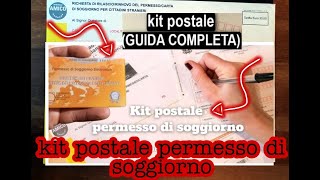 Permesso di soggiorno guida al kit giallo la domanda di rilascio e rinnovo presso gli Uffici Postali [upl. by Asserrac719]