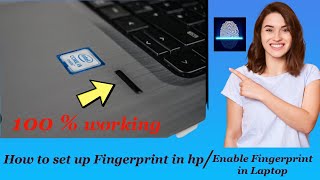 How to add Fingerprint hp Laptop  Enable Fingerprint windows 10 [upl. by Gertie]