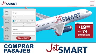 Cómo comprar PASAJES baratos en JETSMART por internet ✈️ Paso a paso [upl. by Arinaid]